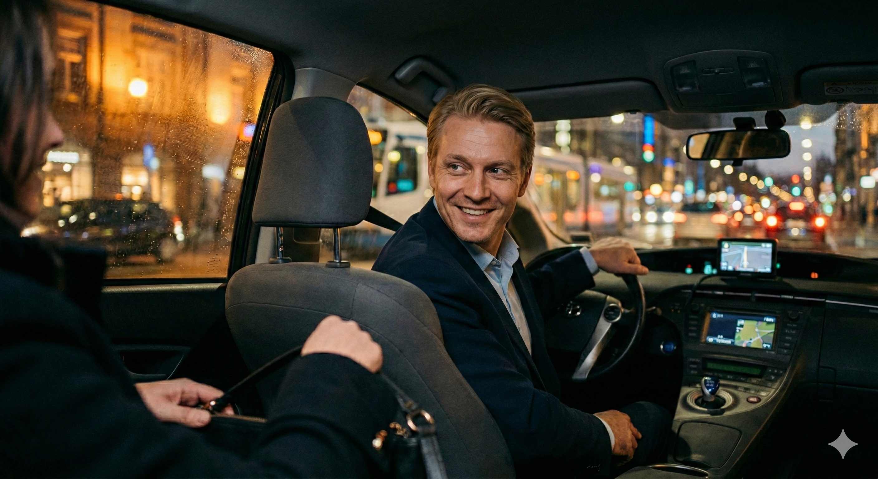 Ystävällinen kuljettajamme